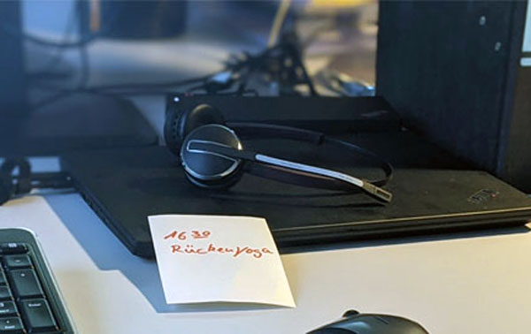 Rückenyoga am Arbeitsplatz